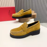 Cheap Valentino Leather Shoes For Men #1373216 Replica Wholesale [$128.00 USD] [ITEM#1373216] on Replica Valentino Leather Shoes