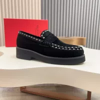 Cheap Valentino Leather Shoes For Men #1373217 Replica Wholesale [$128.00 USD] [ITEM#1373217] on Replica Valentino Leather Shoes