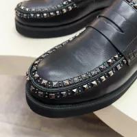 Cheap Valentino Leather Shoes For Men #1373218 Replica Wholesale [$128.00 USD] [ITEM#1373218] on Replica Valentino Leather Shoes