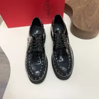 Cheap Valentino Leather Shoes For Men #1373220 Replica Wholesale [$128.00 USD] [ITEM#1373220] on Replica Valentino Leather Shoes