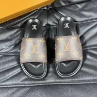 Cheap Louis Vuitton Slippers For Men #1373347 Replica Wholesale [$60.00 USD] [ITEM#1373347] on Replica Louis Vuitton Slippers