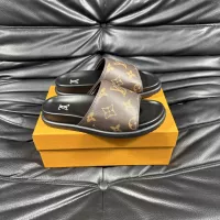 Cheap Louis Vuitton Slippers For Men #1373347 Replica Wholesale [$60.00 USD] [ITEM#1373347] on Replica Louis Vuitton Slippers