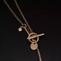 Cheap Hermes Necklaces In Rose Gold For Women #1373384 Replica Wholesale [$52.00 USD] [ITEM#1373384] on Replica Hermes Necklaces