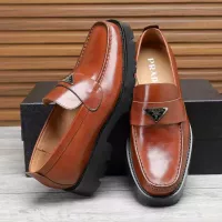 Cheap Prada Leather Shoes For Men #1373402 Replica Wholesale [$100.00 USD] [ITEM#1373402] on Replica Prada Leather Shoes