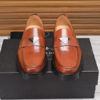 Cheap Prada Leather Shoes For Men #1373402 Replica Wholesale [$100.00 USD] [ITEM#1373402] on Replica Prada Leather Shoes