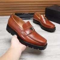 Cheap Prada Leather Shoes For Men #1373402 Replica Wholesale [$100.00 USD] [ITEM#1373402] on Replica Prada Leather Shoes