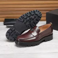 Cheap Prada Leather Shoes For Men #1373403 Replica Wholesale [$100.00 USD] [ITEM#1373403] on Replica Prada Leather Shoes