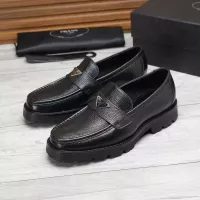 Cheap Prada Leather Shoes For Men #1373407 Replica Wholesale [$100.00 USD] [ITEM#1373407] on Replica Prada Leather Shoes
