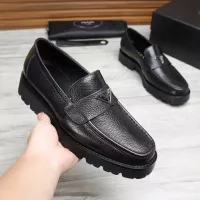 Cheap Prada Leather Shoes For Men #1373407 Replica Wholesale [$100.00 USD] [ITEM#1373407] on Replica Prada Leather Shoes