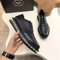 Cheap Prada Leather Shoes For Men #1373440 Replica Wholesale [$155.00 USD] [ITEM#1373440] on Replica Prada Leather Shoes