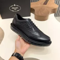 Cheap Prada Leather Shoes For Men #1373440 Replica Wholesale [$155.00 USD] [ITEM#1373440] on Replica Prada Leather Shoes