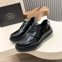 Cheap Prada Leather Shoes For Men #1373442 Replica Wholesale [$155.00 USD] [ITEM#1373442] on Replica Prada Leather Shoes