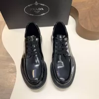 Cheap Prada Leather Shoes For Men #1373442 Replica Wholesale [$155.00 USD] [ITEM#1373442] on Replica Prada Leather Shoes
