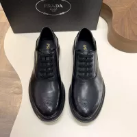 Cheap Prada Leather Shoes For Men #1373443 Replica Wholesale [$155.00 USD] [ITEM#1373443] on Replica Prada Leather Shoes