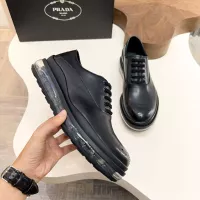 Cheap Prada Leather Shoes For Men #1373443 Replica Wholesale [$155.00 USD] [ITEM#1373443] on Replica Prada Leather Shoes