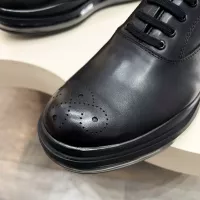 Cheap Prada Leather Shoes For Men #1373443 Replica Wholesale [$155.00 USD] [ITEM#1373443] on Replica Prada Leather Shoes