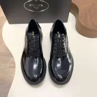 Cheap Prada Leather Shoes For Men #1373444 Replica Wholesale [$155.00 USD] [ITEM#1373444] on Replica Prada Leather Shoes