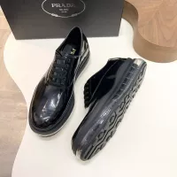 Cheap Prada Leather Shoes For Men #1373444 Replica Wholesale [$155.00 USD] [ITEM#1373444] on Replica Prada Leather Shoes