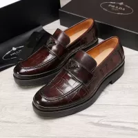 Cheap Prada Leather Shoes For Men #1373519 Replica Wholesale [$102.00 USD] [ITEM#1373519] on Replica Prada Leather Shoes