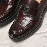 Cheap Prada Leather Shoes For Men #1373519 Replica Wholesale [$102.00 USD] [ITEM#1373519] on Replica Prada Leather Shoes