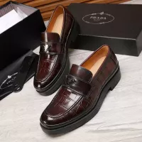 Cheap Prada Leather Shoes For Men #1373519 Replica Wholesale [$102.00 USD] [ITEM#1373519] on Replica Prada Leather Shoes