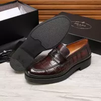 Cheap Prada Leather Shoes For Men #1373519 Replica Wholesale [$102.00 USD] [ITEM#1373519] on Replica Prada Leather Shoes