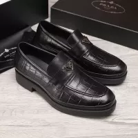Cheap Prada Leather Shoes For Men #1373520 Replica Wholesale [$102.00 USD] [ITEM#1373520] on Replica Prada Leather Shoes
