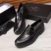 Cheap Prada Leather Shoes For Men #1373520 Replica Wholesale [$102.00 USD] [ITEM#1373520] on Replica Prada Leather Shoes