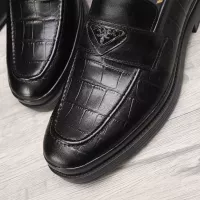 Cheap Prada Leather Shoes For Men #1373520 Replica Wholesale [$102.00 USD] [ITEM#1373520] on Replica Prada Leather Shoes