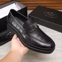 Cheap Prada Leather Shoes For Men #1373520 Replica Wholesale [$102.00 USD] [ITEM#1373520] on Replica Prada Leather Shoes