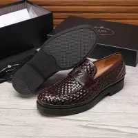 Cheap Prada Leather Shoes For Men #1373521 Replica Wholesale [$112.00 USD] [ITEM#1373521] on Replica Prada Leather Shoes