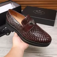 Cheap Prada Leather Shoes For Men #1373521 Replica Wholesale [$112.00 USD] [ITEM#1373521] on Replica Prada Leather Shoes