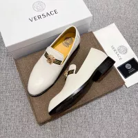 Cheap Versace Leather Shoes For Men #1373553 Replica Wholesale [$82.00 USD] [ITEM#1373553] on Replica Versace Leather Shoes