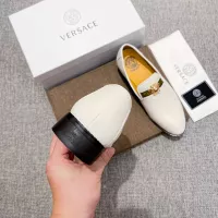 Cheap Versace Leather Shoes For Men #1373553 Replica Wholesale [$82.00 USD] [ITEM#1373553] on Replica Versace Leather Shoes
