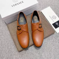 Cheap Versace Leather Shoes For Men #1373557 Replica Wholesale [$82.00 USD] [ITEM#1373557] on Replica Versace Leather Shoes
