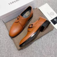Cheap Versace Leather Shoes For Men #1373557 Replica Wholesale [$82.00 USD] [ITEM#1373557] on Replica Versace Leather Shoes