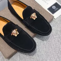 Cheap Versace Leather Shoes For Men #1373569 Replica Wholesale [$82.00 USD] [ITEM#1373569] on Replica Versace Leather Shoes