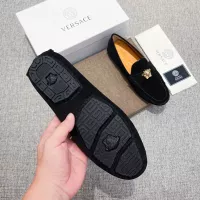 Cheap Versace Leather Shoes For Men #1373569 Replica Wholesale [$82.00 USD] [ITEM#1373569] on Replica Versace Leather Shoes