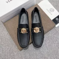 Cheap Versace Leather Shoes For Men #1373573 Replica Wholesale [$85.00 USD] [ITEM#1373573] on Replica Versace Leather Shoes