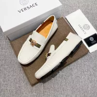 Cheap Versace Leather Shoes For Men #1373575 Replica Wholesale [$85.00 USD] [ITEM#1373575] on Replica Versace Leather Shoes