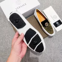 Cheap Versace Leather Shoes For Men #1373576 Replica Wholesale [$85.00 USD] [ITEM#1373576] on Replica Versace Leather Shoes