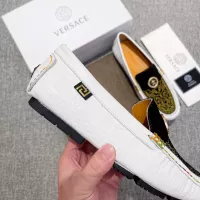 Cheap Versace Leather Shoes For Men #1373576 Replica Wholesale [$85.00 USD] [ITEM#1373576] on Replica Versace Leather Shoes