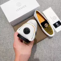 Cheap Versace Leather Shoes For Men #1373576 Replica Wholesale [$85.00 USD] [ITEM#1373576] on Replica Versace Leather Shoes