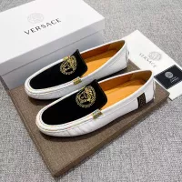 Cheap Versace Leather Shoes For Men #1373577 Replica Wholesale [$85.00 USD] [ITEM#1373577] on Replica Versace Leather Shoes