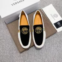 Cheap Versace Leather Shoes For Men #1373577 Replica Wholesale [$85.00 USD] [ITEM#1373577] on Replica Versace Leather Shoes