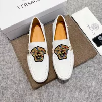 Cheap Versace Leather Shoes For Men #1373578 Replica Wholesale [$85.00 USD] [ITEM#1373578] on Replica Versace Leather Shoes