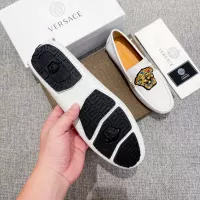 Cheap Versace Leather Shoes For Men #1373578 Replica Wholesale [$85.00 USD] [ITEM#1373578] on Replica Versace Leather Shoes