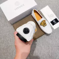 Cheap Versace Leather Shoes For Men #1373578 Replica Wholesale [$85.00 USD] [ITEM#1373578] on Replica Versace Leather Shoes