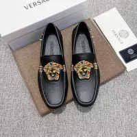 Cheap Versace Leather Shoes For Men #1373579 Replica Wholesale [$85.00 USD] [ITEM#1373579] on Replica Versace Leather Shoes
