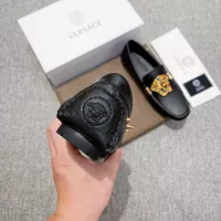 Cheap Versace Leather Shoes For Men #1373579 Replica Wholesale [$85.00 USD] [ITEM#1373579] on Replica Versace Leather Shoes